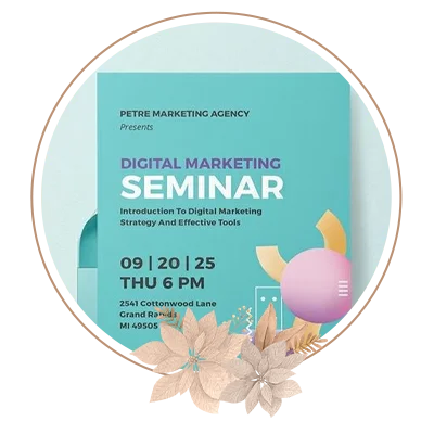 Digital marketing seminar template