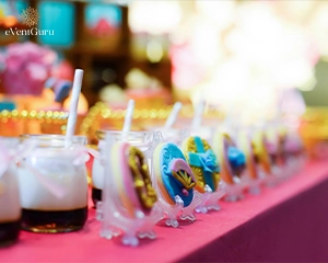 Candy bar in the restaurant